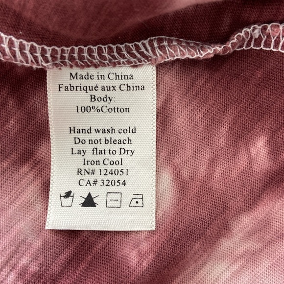 Anthropologie Porridge V-neck Tie Dye Tee Like New Size Small - Picture 6 of 6